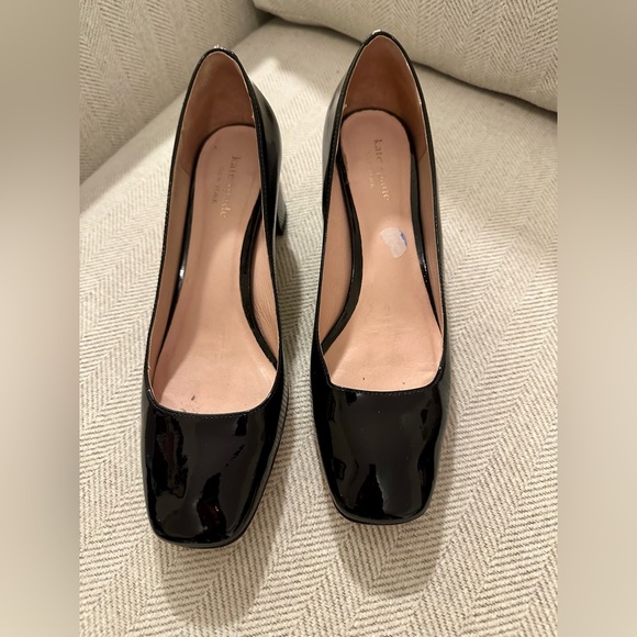 Kate Spade Black Patent Leather Heels - Picture 2 of 8